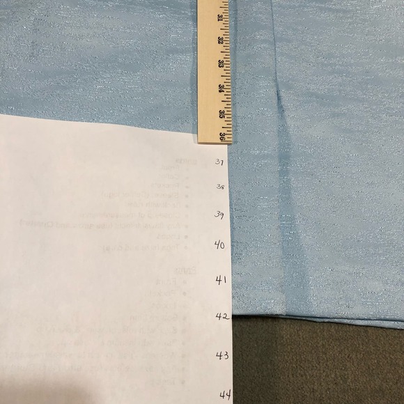 John Meyer Womens Dress 12 Blue Sleeveless Shift Pockets Back Slit Side Zip - Picture 8 of 11